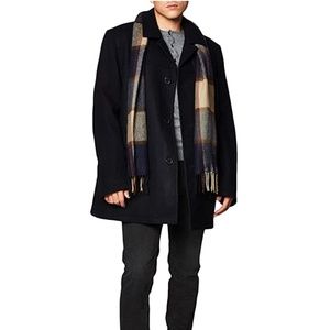 Men's Tommy Hilfiger Black Pea Coat Size Large